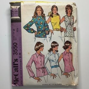 McCall’s 3550 Sewing Pattern